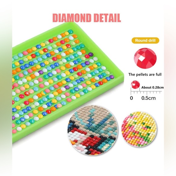 DIAMOND ART Disney Princess SNOW WHITE 15.7 x 11.8" Painting Gems Kit Canvas - Picture 7 of 8